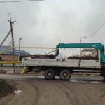 Read more about the article Алматыда көлік жүргізушісі шамамен 150 метр газ құбырын зақымдады