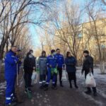 Подробнее о статье Молодёжь QazaqGaz Aimaq приняла участие в субботнике в центре Караганды